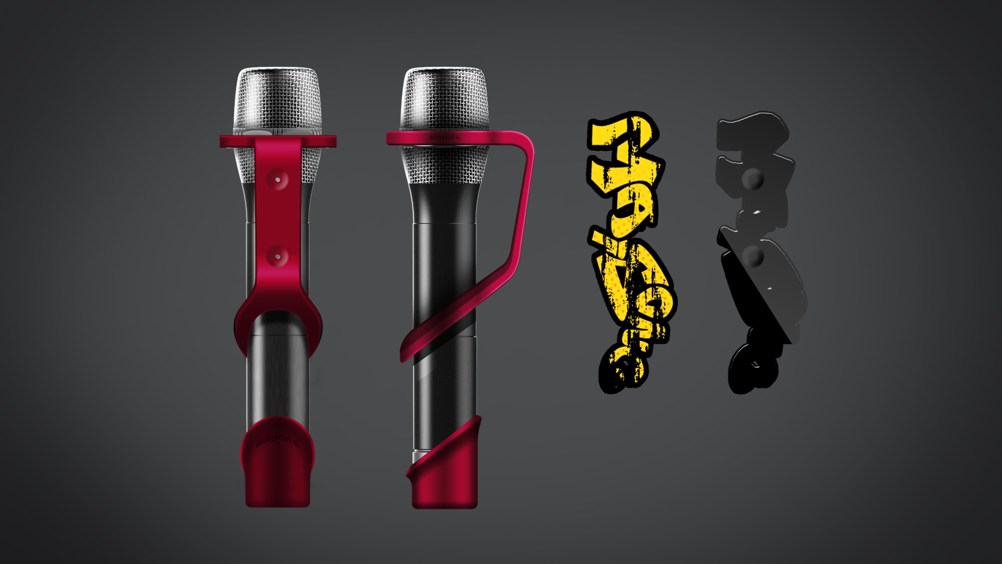 Microphone，music，silica gel，