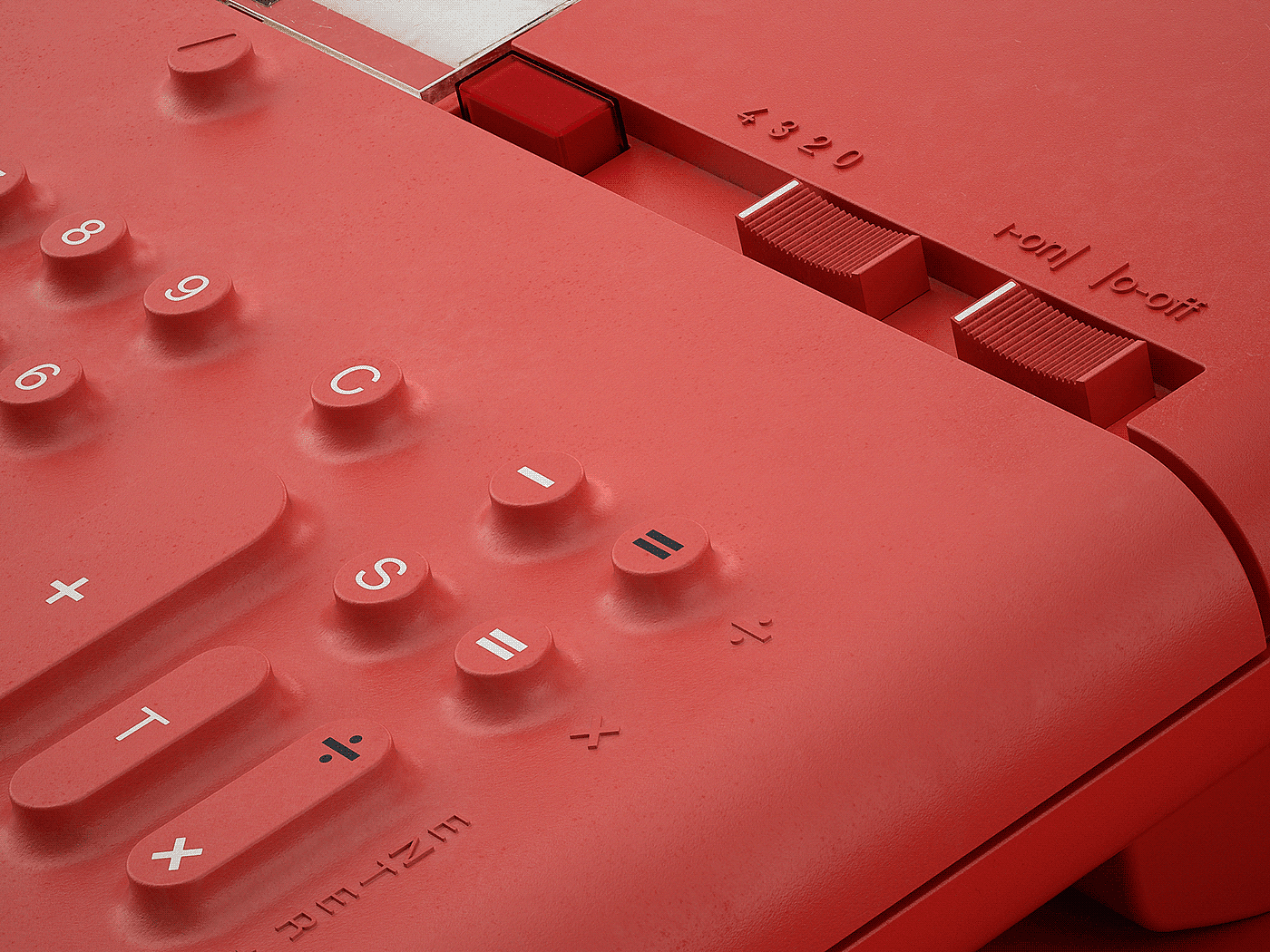 渲染，产品设计，render，打字机，Olivetti，