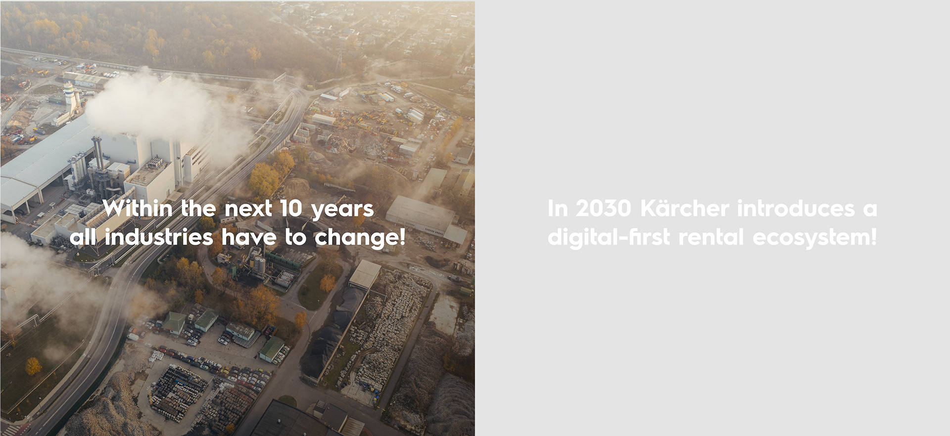 kärcher，Rental ecosystem，RE，High pressure water cleaning，