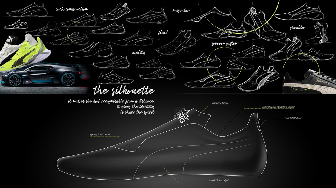 PUMA King，Dynamic fit，stability，Fusion leather，