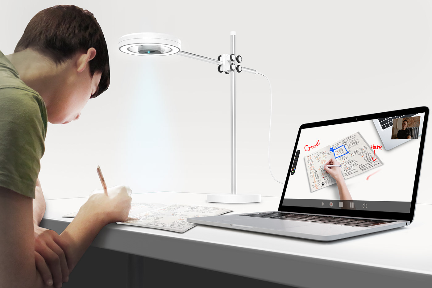 360 ° webcam，LED bracket，Sungsu Park，