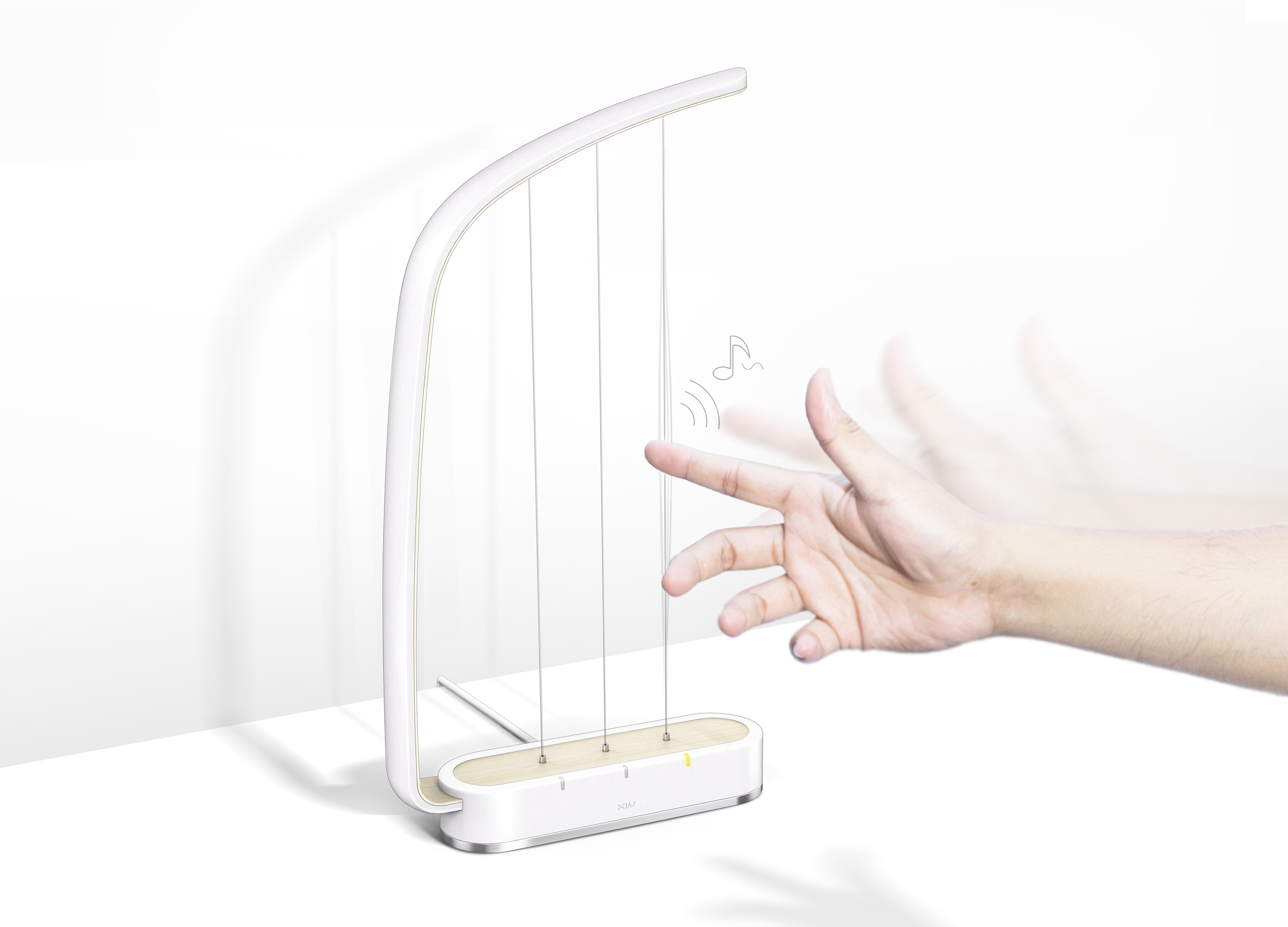 Desk lamp，Piano，music，lighting，Interactive experience，originality，emotion，