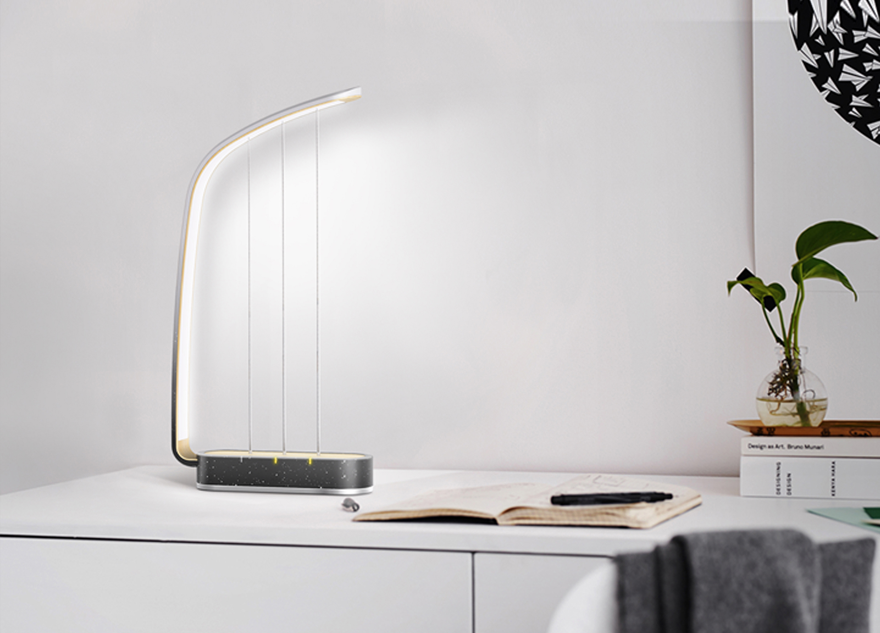 Desk lamp，Piano，music，lighting，Interactive experience，originality，emotion，