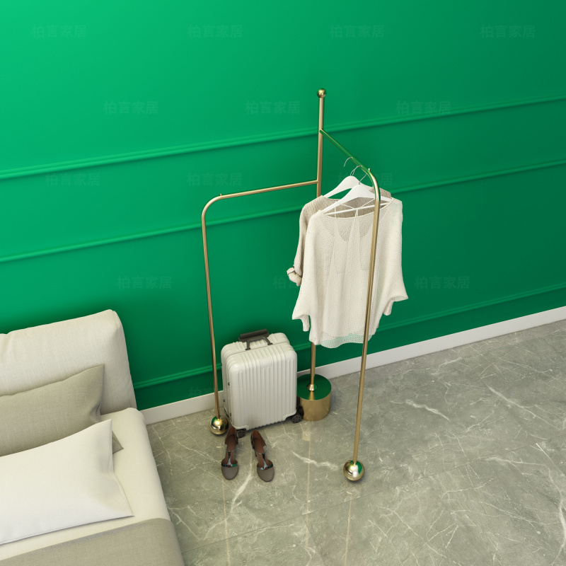 Coat rack，Light luxury clothes rack，Simple clothes hanger，