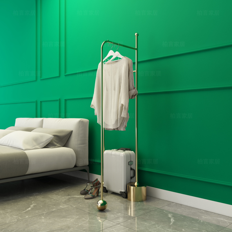 Coat rack，Light luxury clothes rack，Simple clothes hanger，