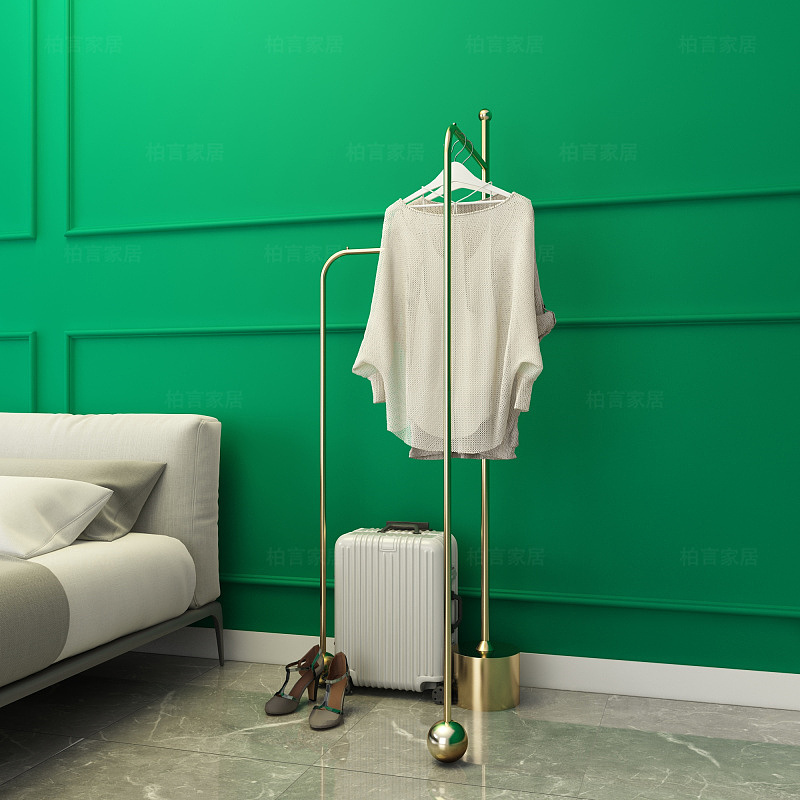 Coat rack，Light luxury clothes rack，Simple clothes hanger，