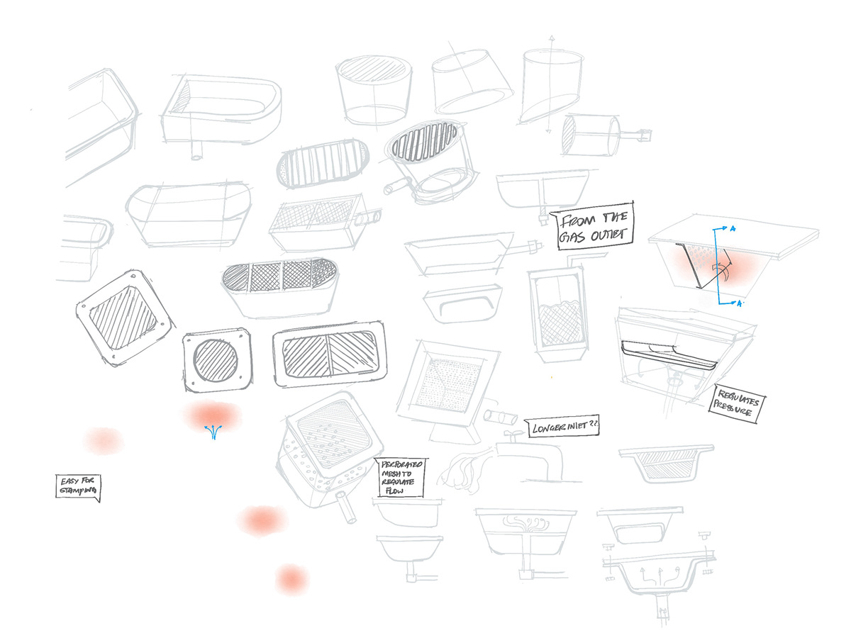 a kitchen stove，charcoal fire，commercial，