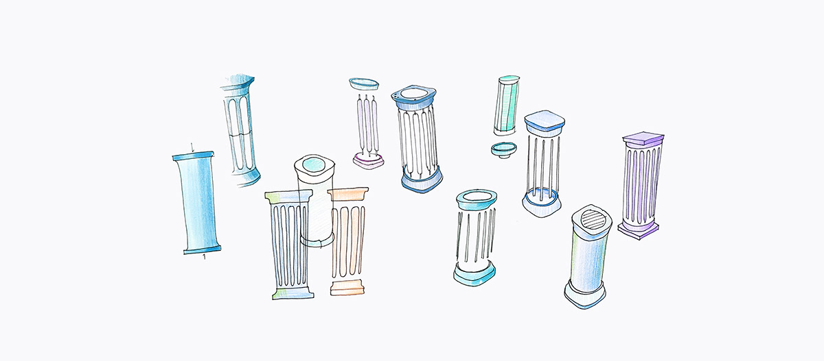 ZEPHYROS，Parthenon，air cleaner，column，