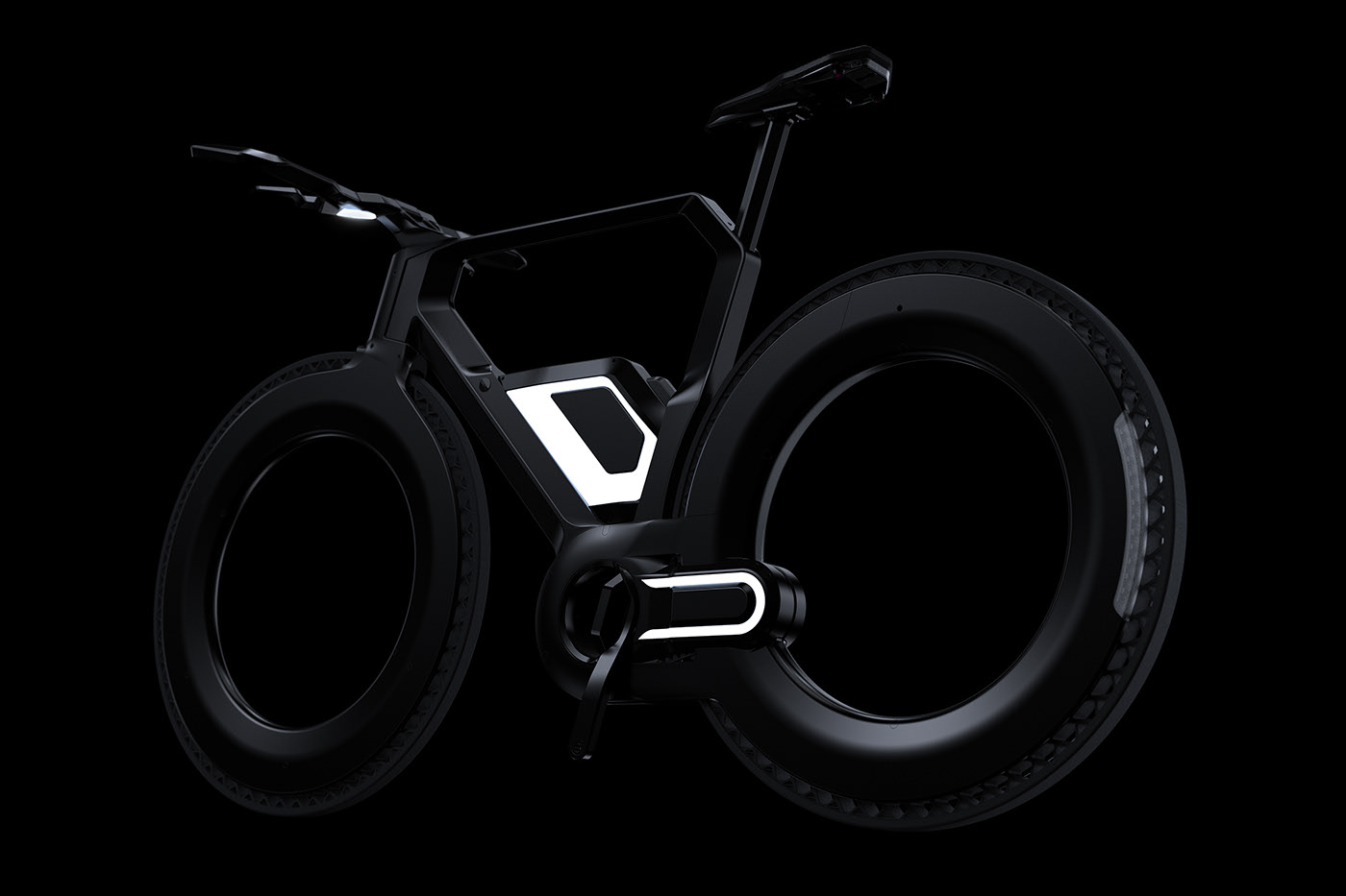 Bicycle，Electric vehicle，concept，black，