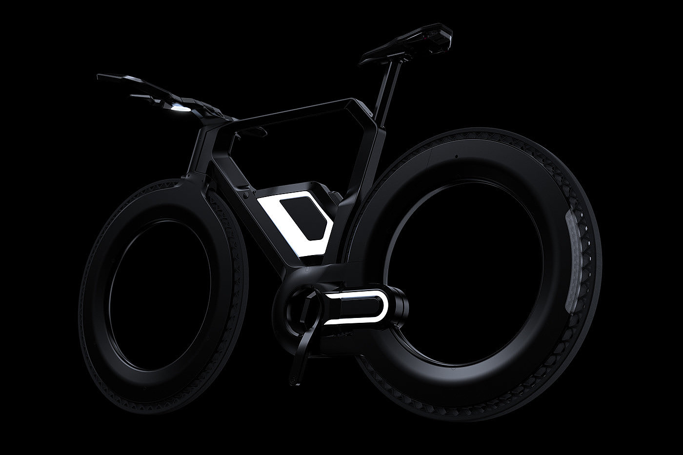 Bicycle，Electric vehicle，concept，black，