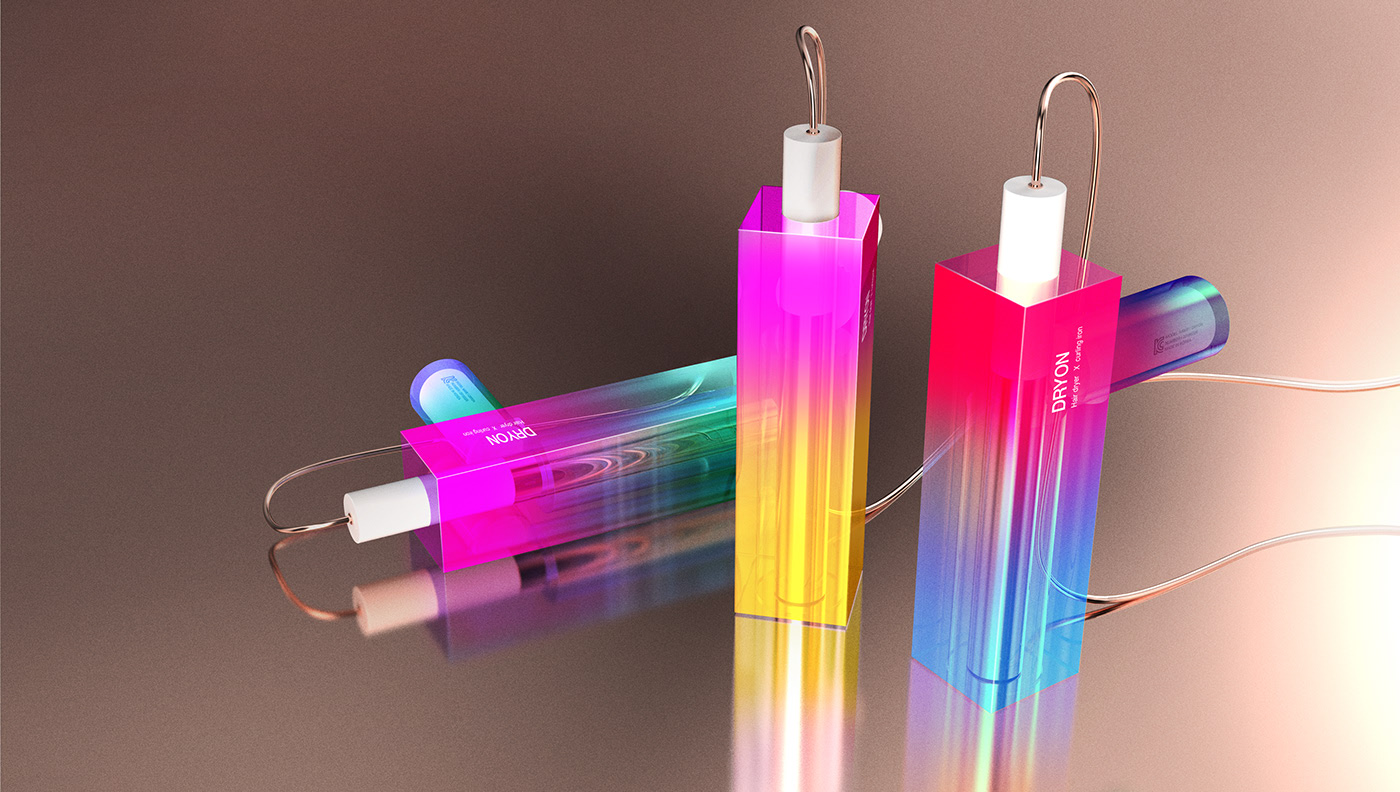 Hair stick，hair drier，Dazzle color，