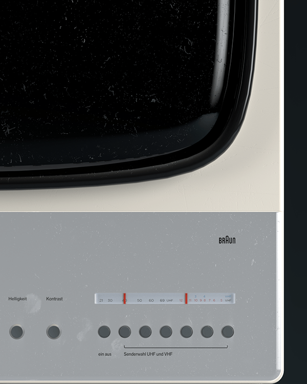 television，radio，Render，3d，