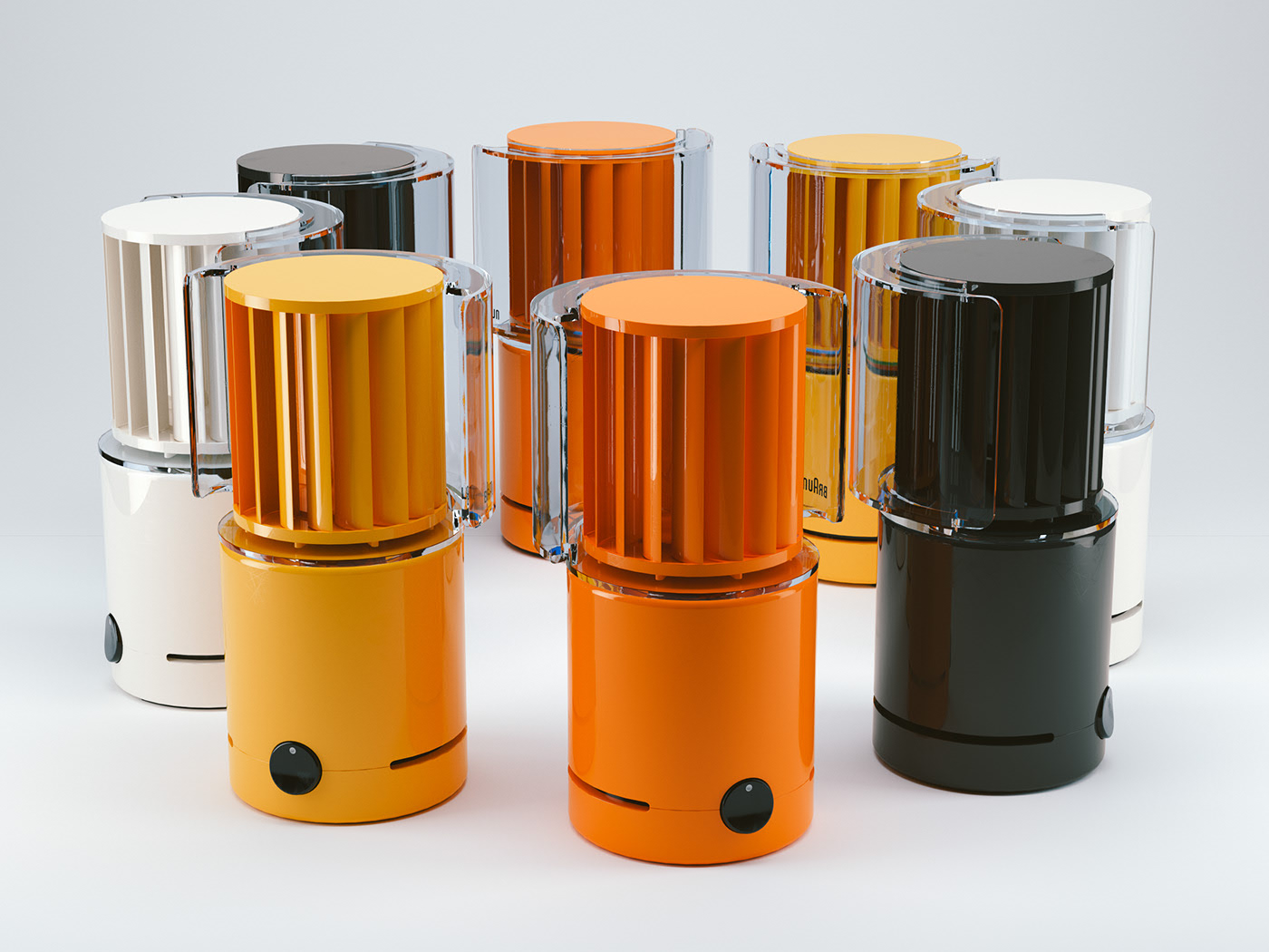 television，radio，Render，3d，