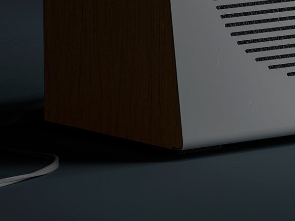 television，radio，Render，3d，