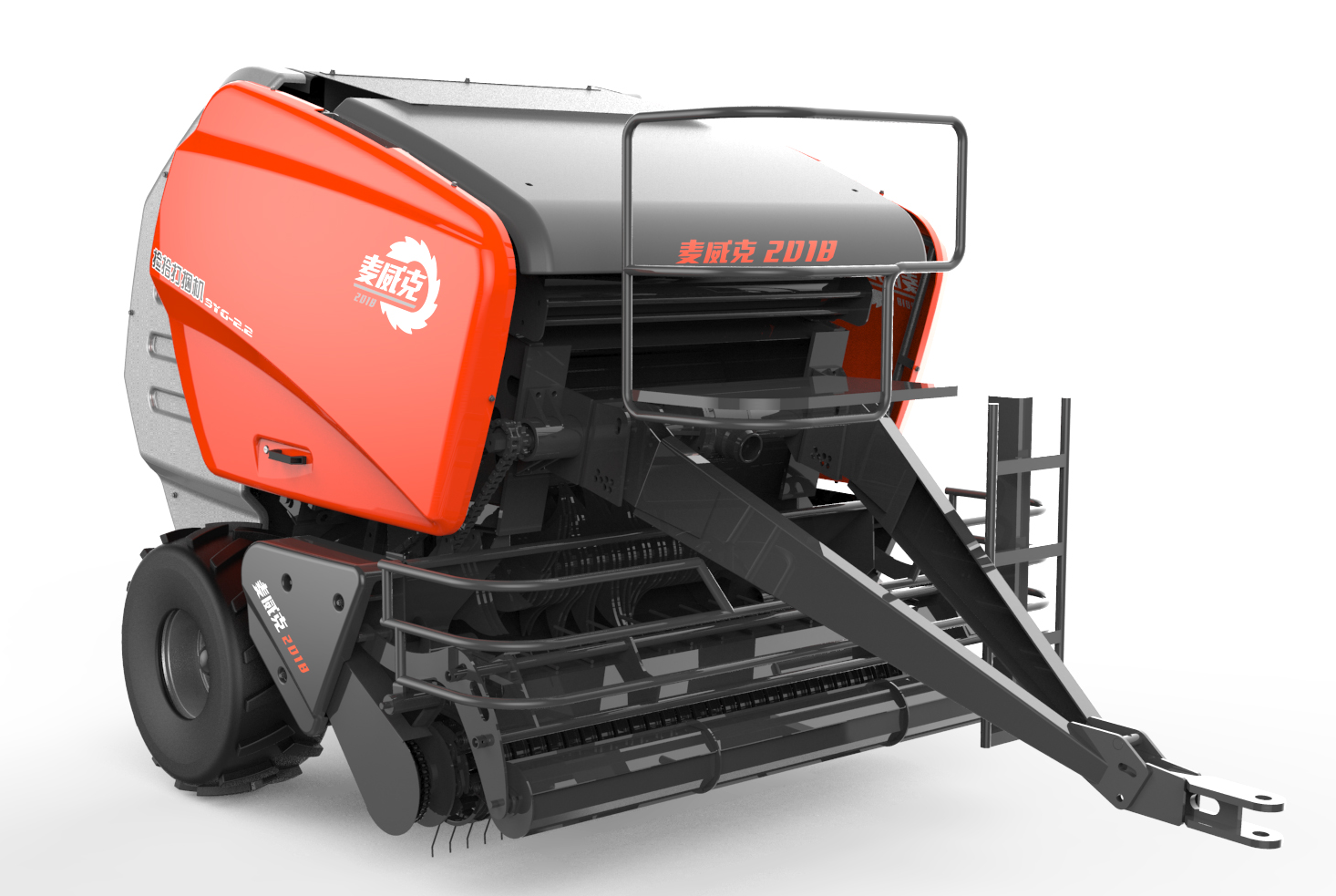 industrial design，construction machinery，Tools and equipment，Baler，Appearance design，Coating design，