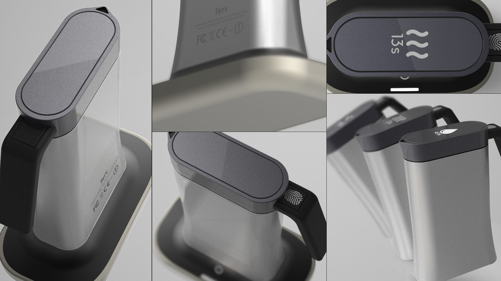 ferv，Electric kettle，Home appliance design，