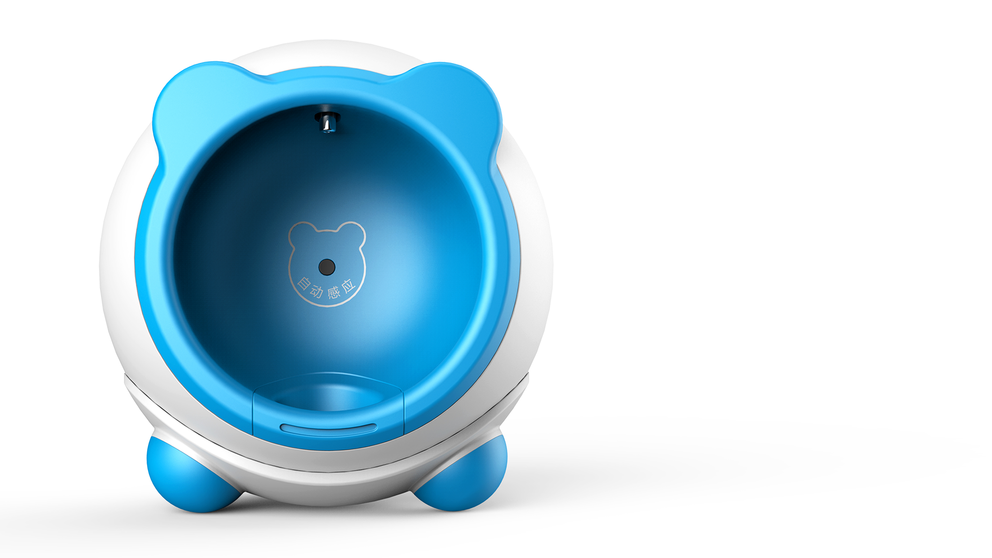 Induction spraying disinfector for kindergarten，