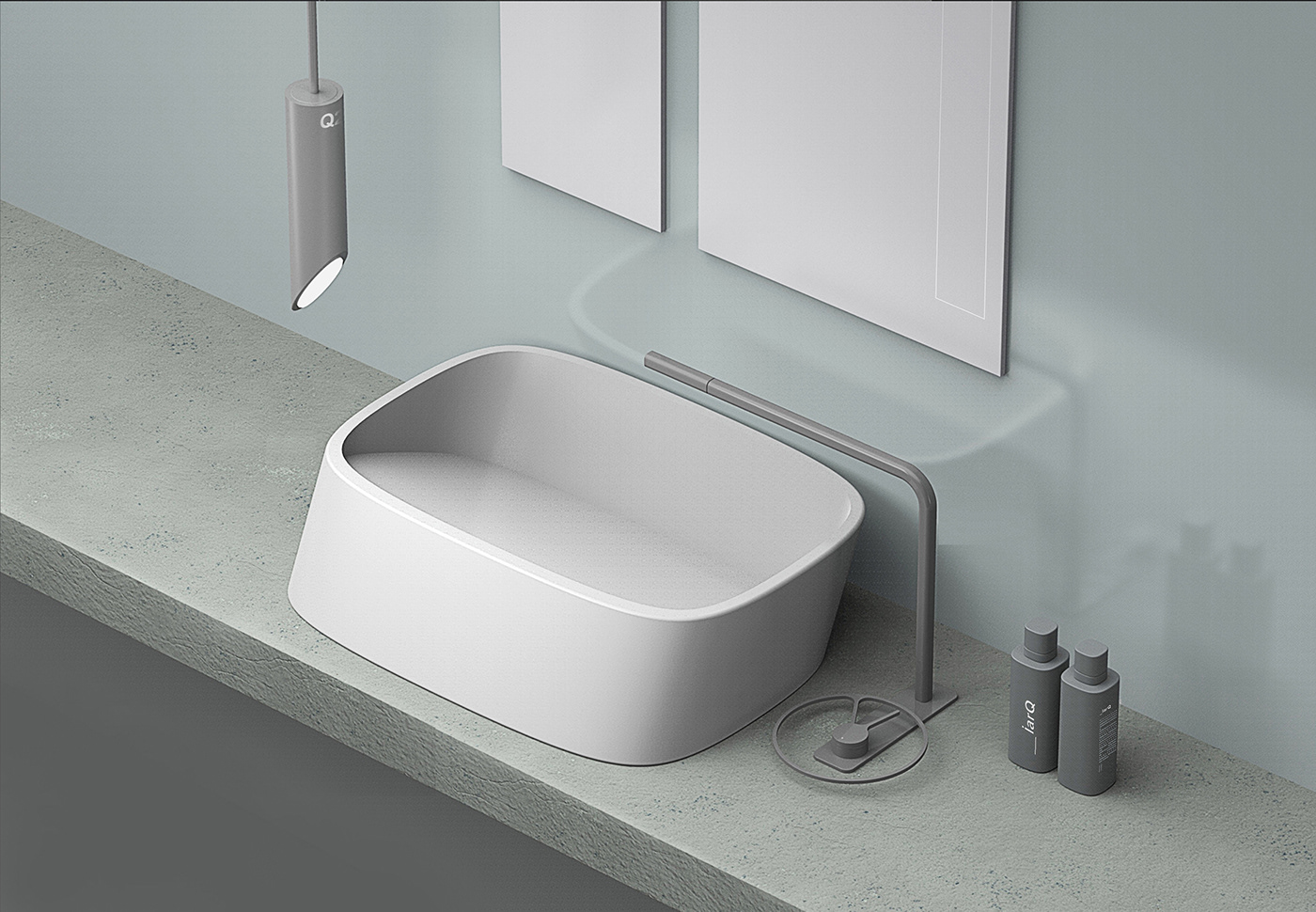 Shower Room，water tank，water tap，closestool，