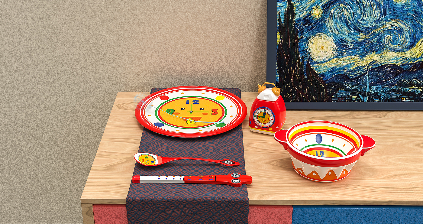 product design，tableware，Modeling and rendering，scene，