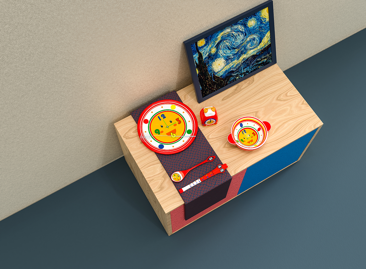 product design，tableware，Modeling and rendering，scene，