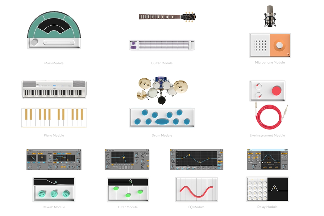 music，modular，magnetic，Musical Instruments，