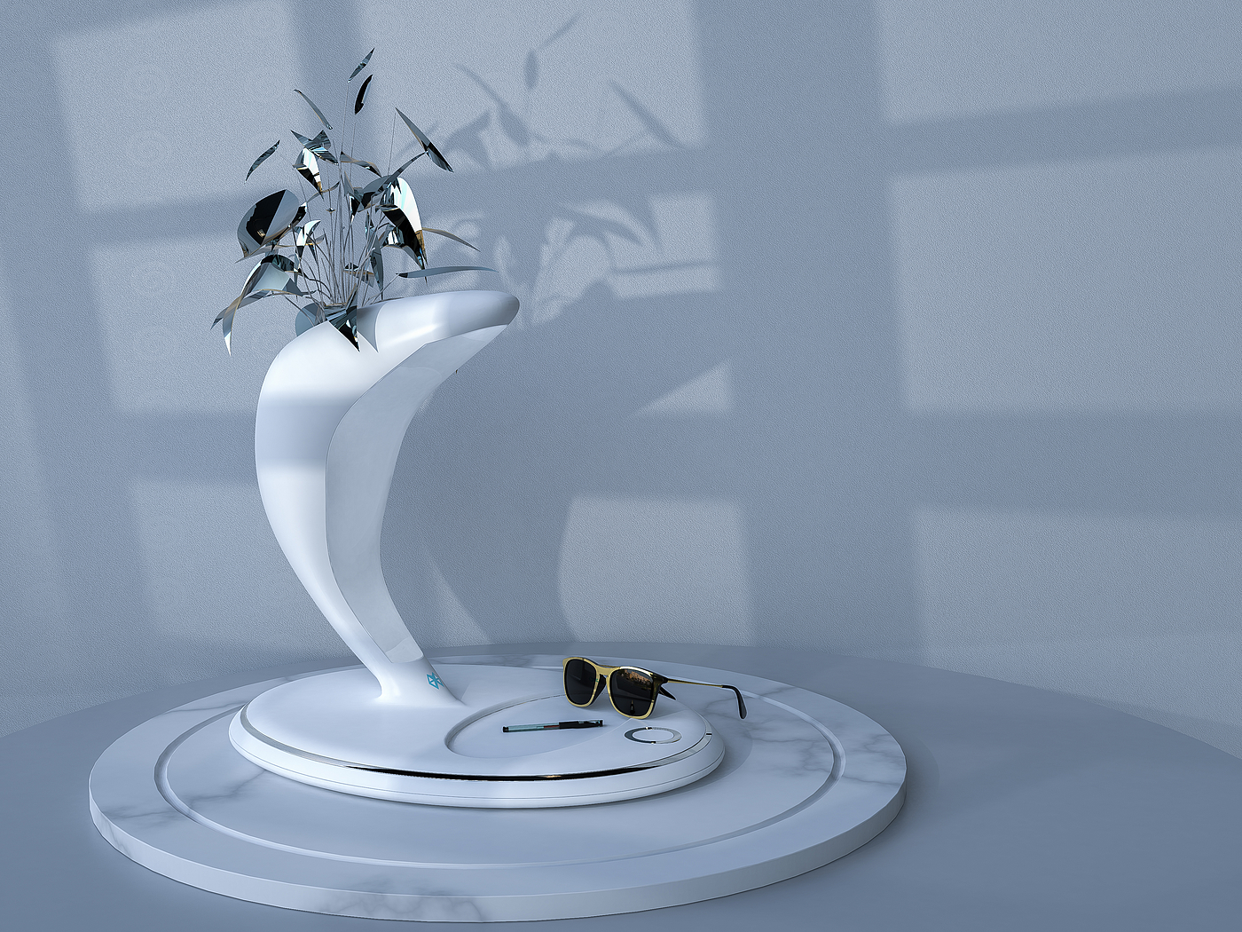 lamp，scene，Modeling and rendering，product，