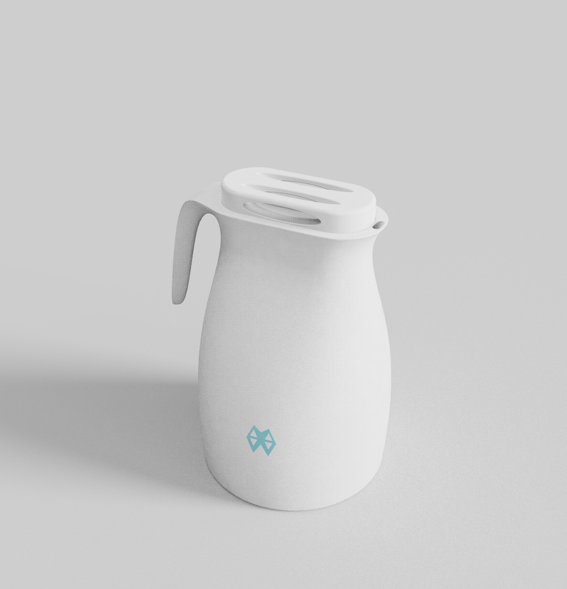 product design，Modeling and rendering，scene，kettle，