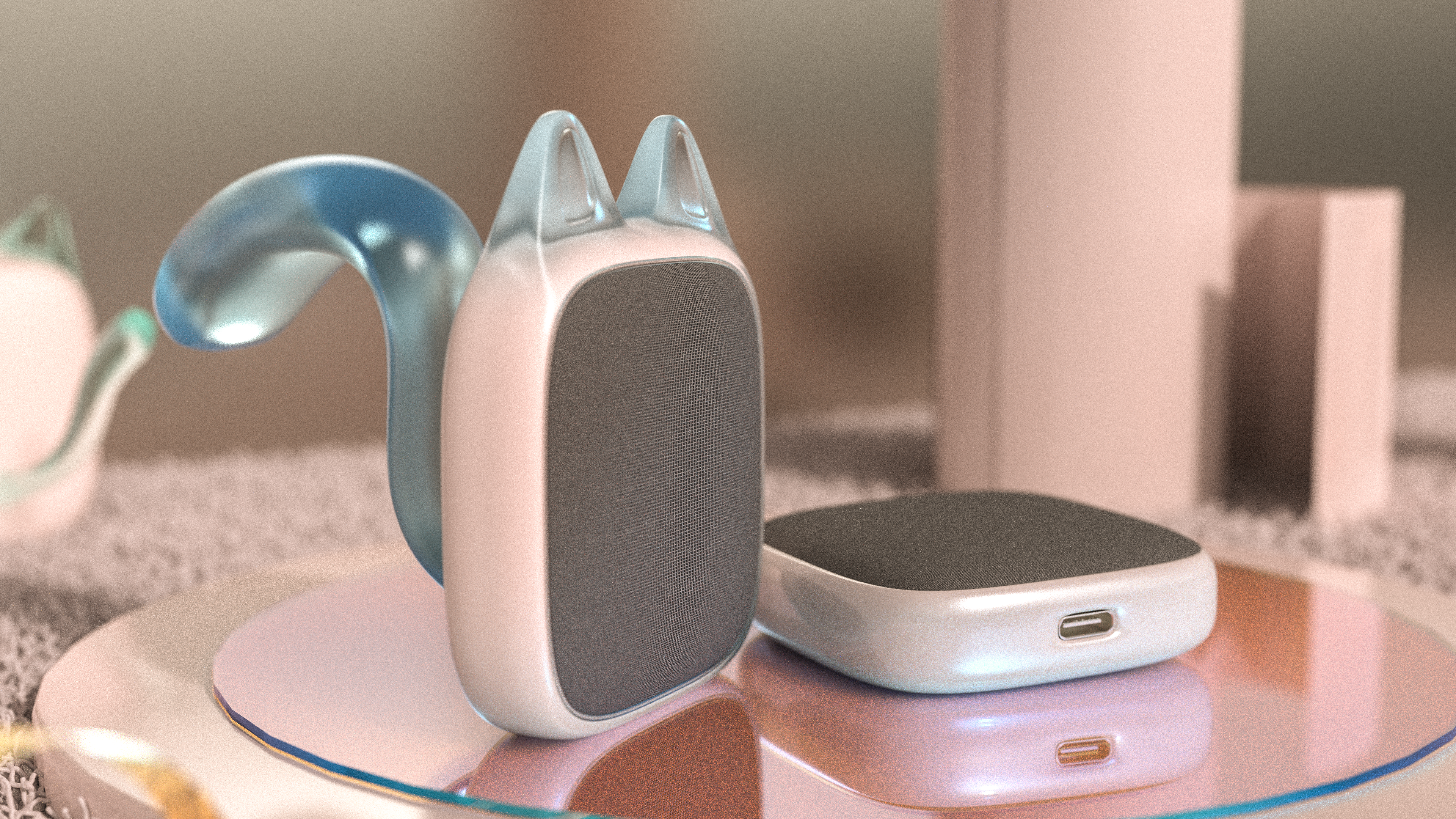 Bluetooth audio，product design，Modeling and rendering，scene，