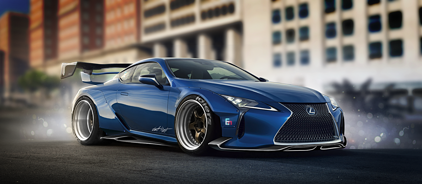 Automobile design，Rendering，pretty，