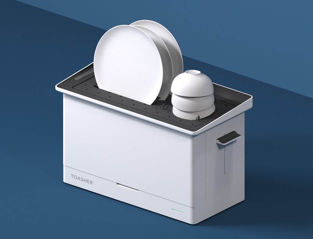 dishwasher，Space saving weapon，Ejectable dishwasher，Portable dishwasher，