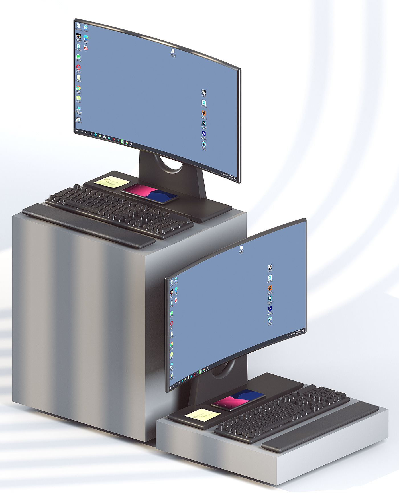 M&K00，monitor，keyboard，magnet，