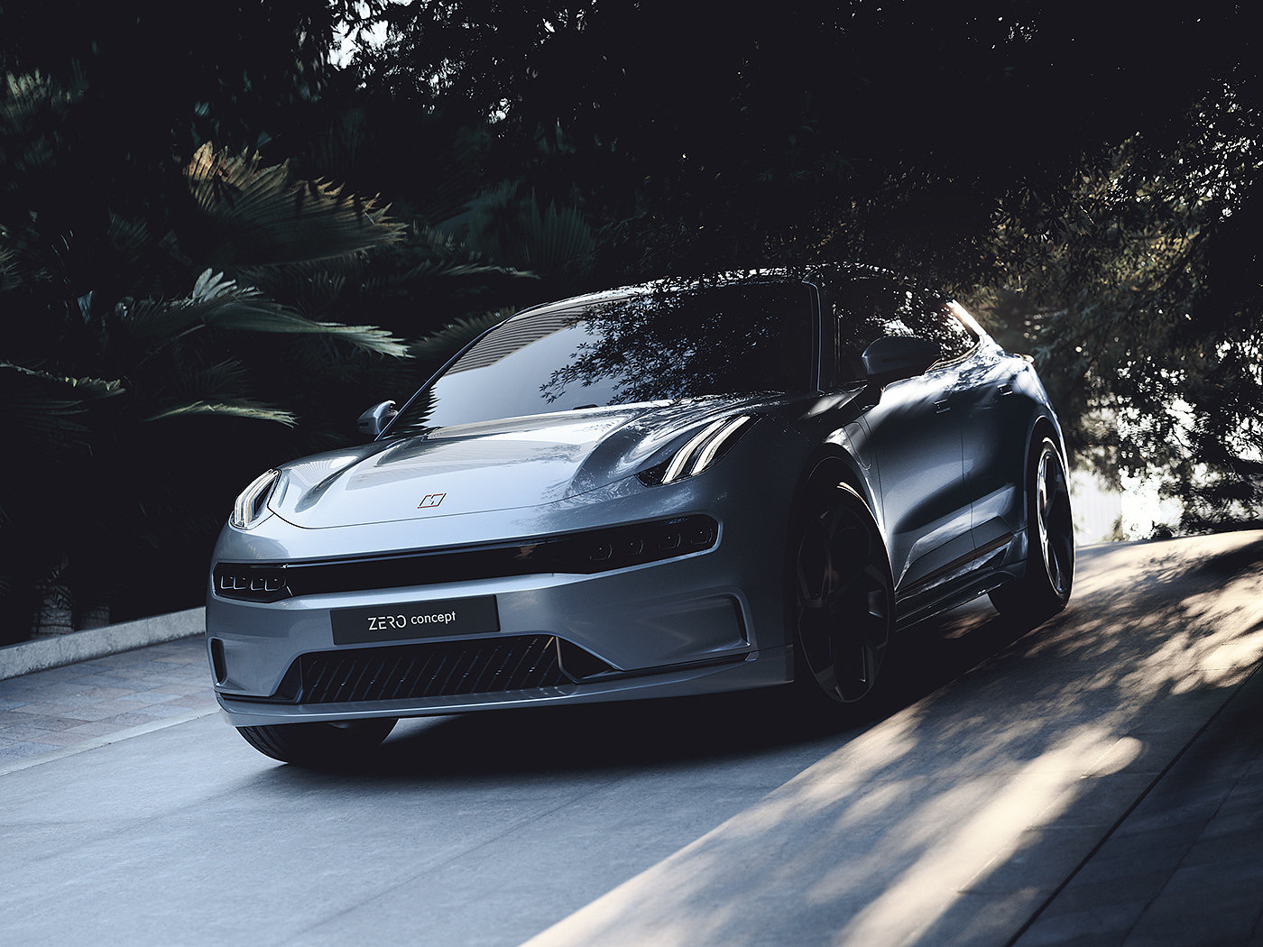 Lynk&Co.，Electric vehicle，grey，