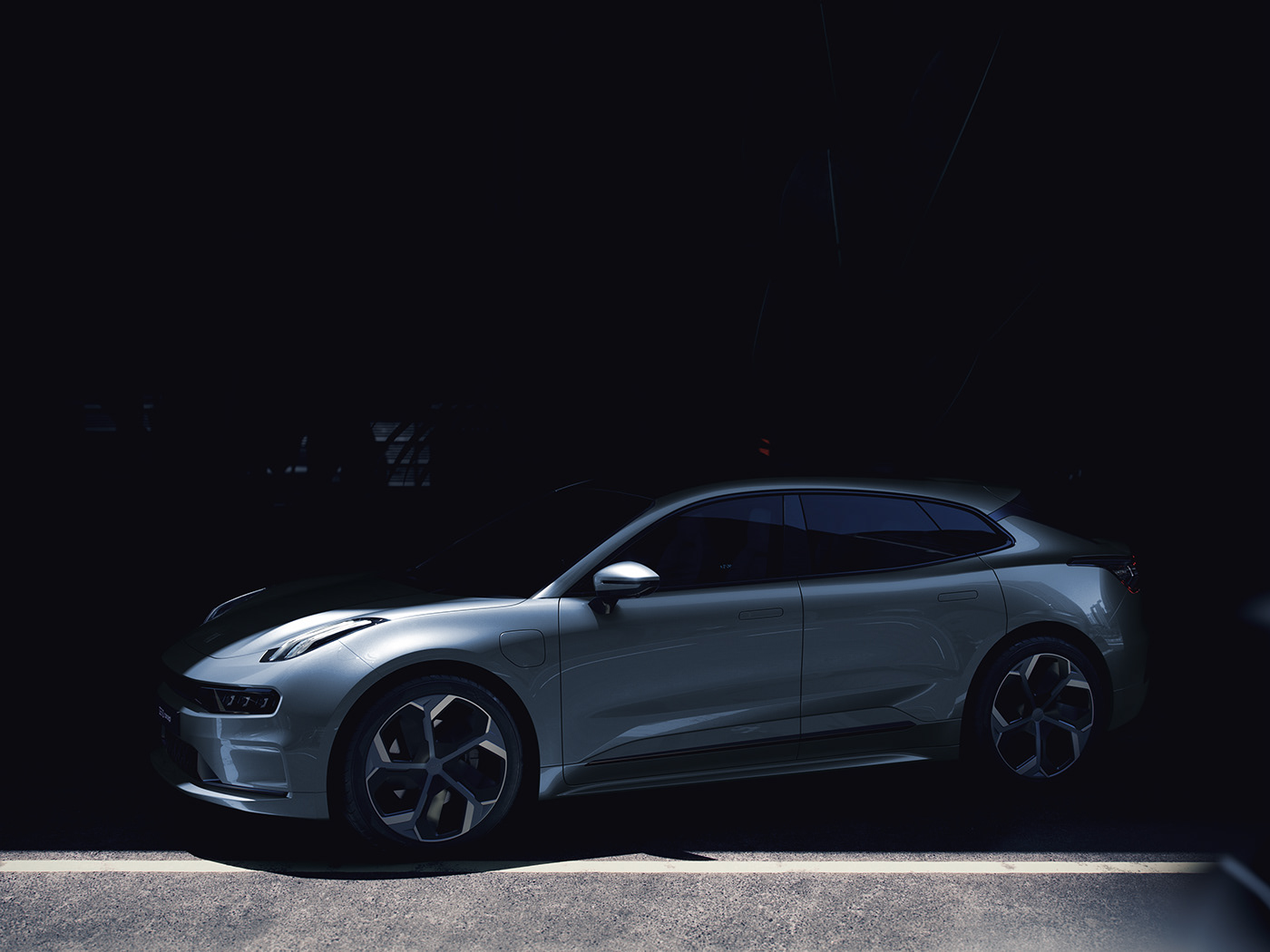 Lynk&Co.，Electric vehicle，grey，