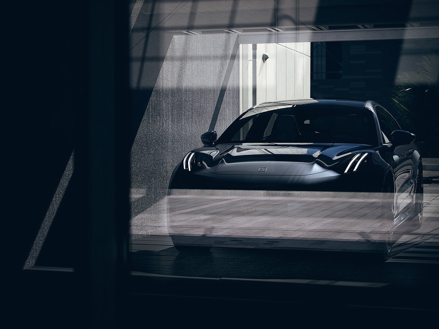 Lynk&Co.，Electric vehicle，grey，