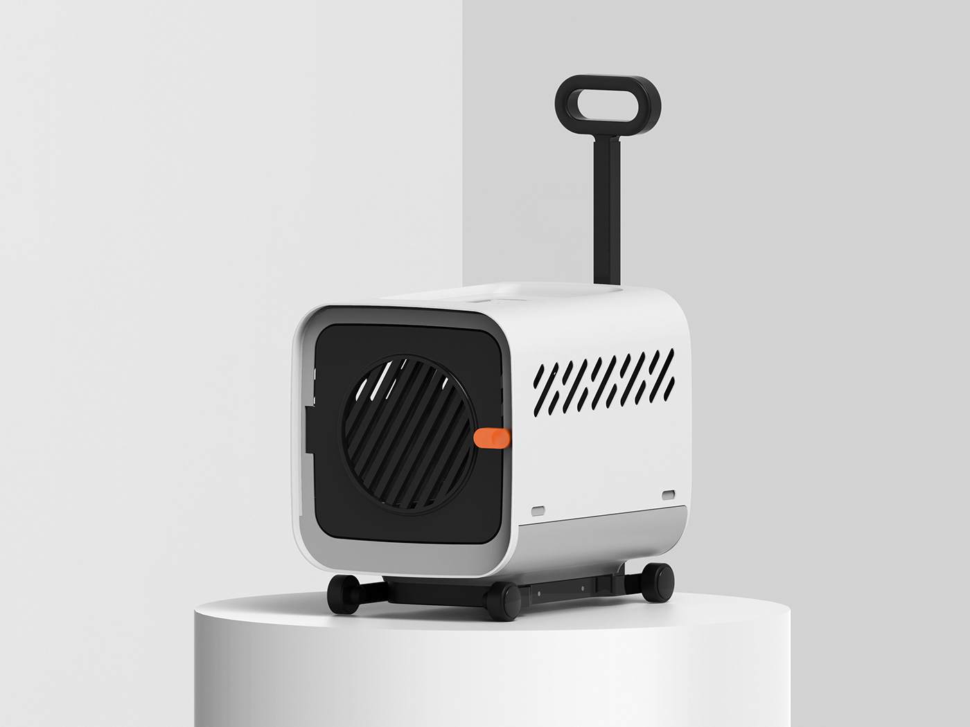 PAWSPAL Pet Carier，Pet cage，black，