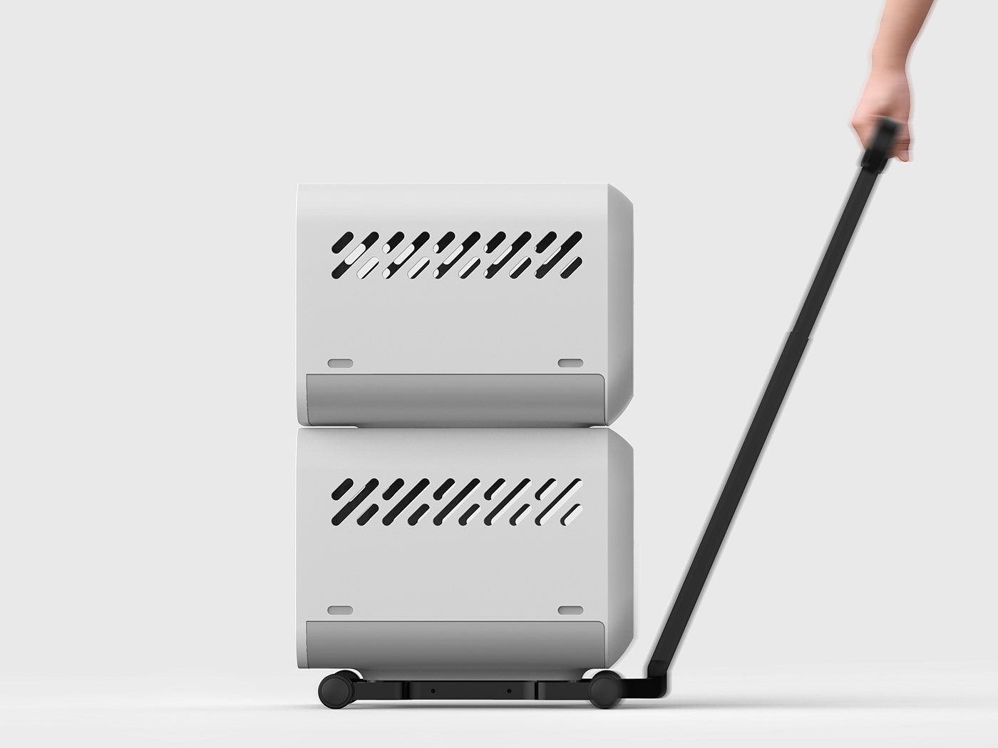 PAWSPAL Pet Carier，Pet cage，black，