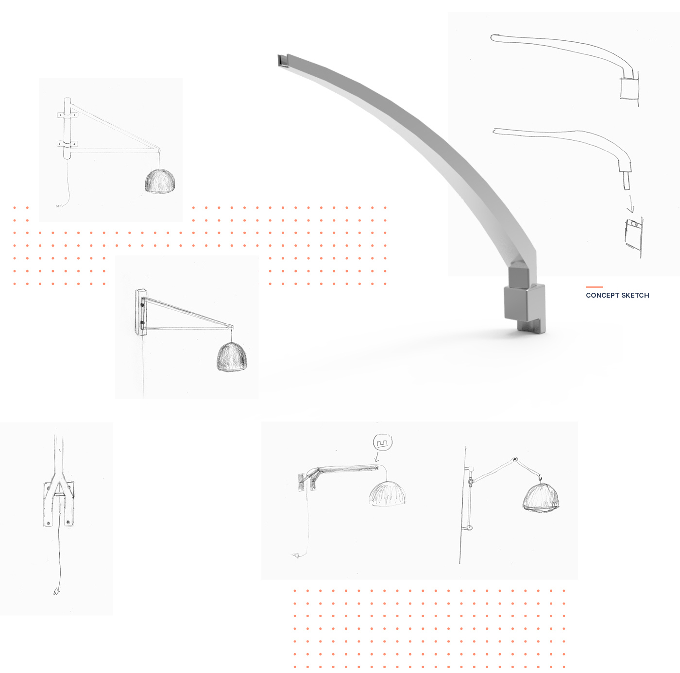 a chandelier，originality，One arm，especially，