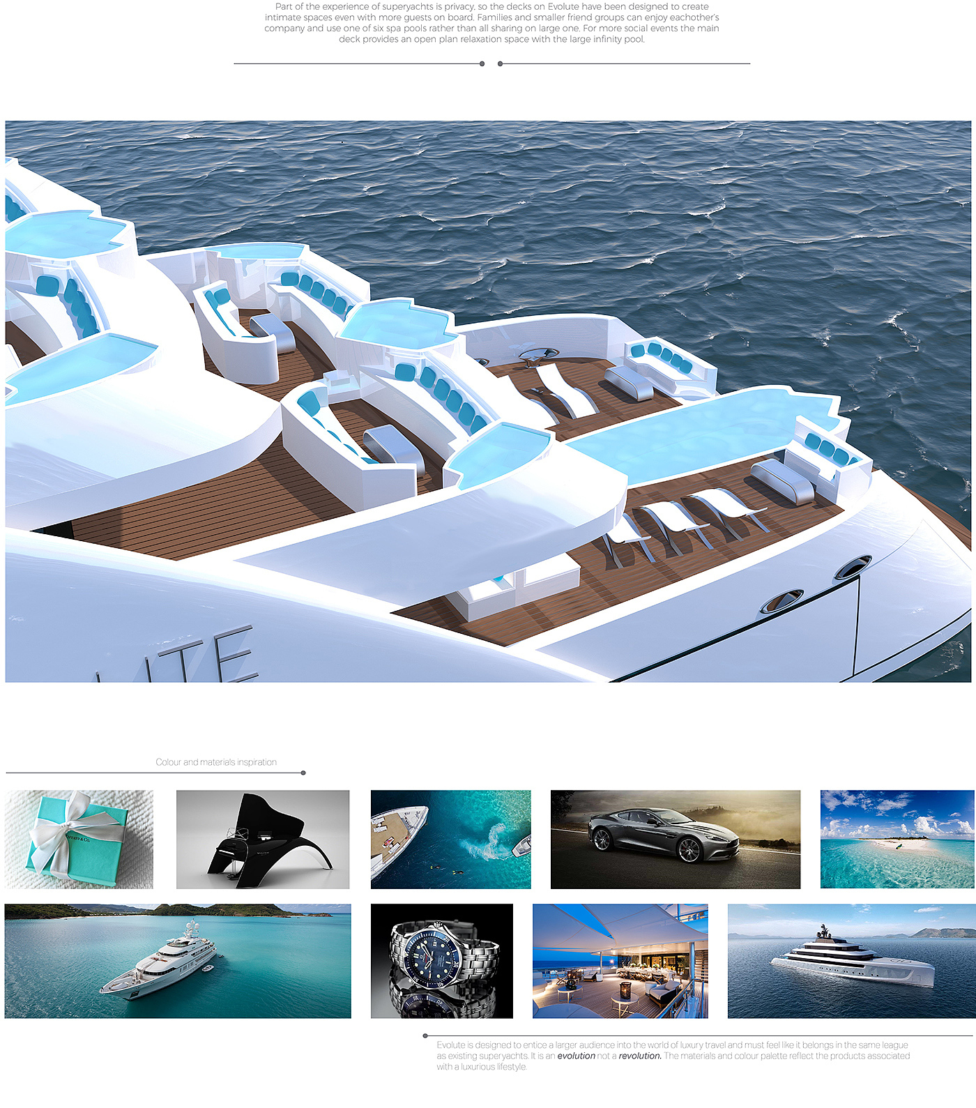 evolute，游艇，船，概念设计，交通工具，