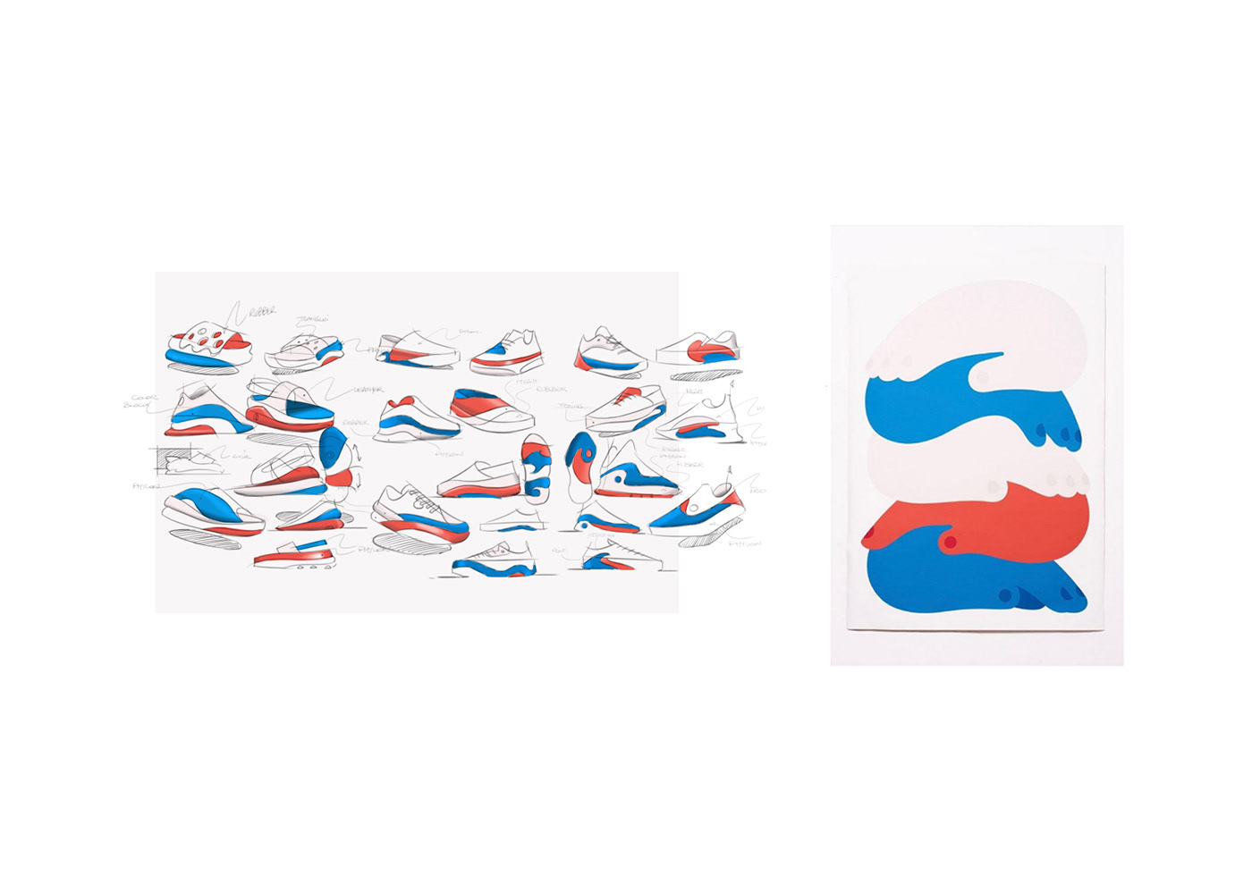 Sketch book，sneakers，Hand drawn，