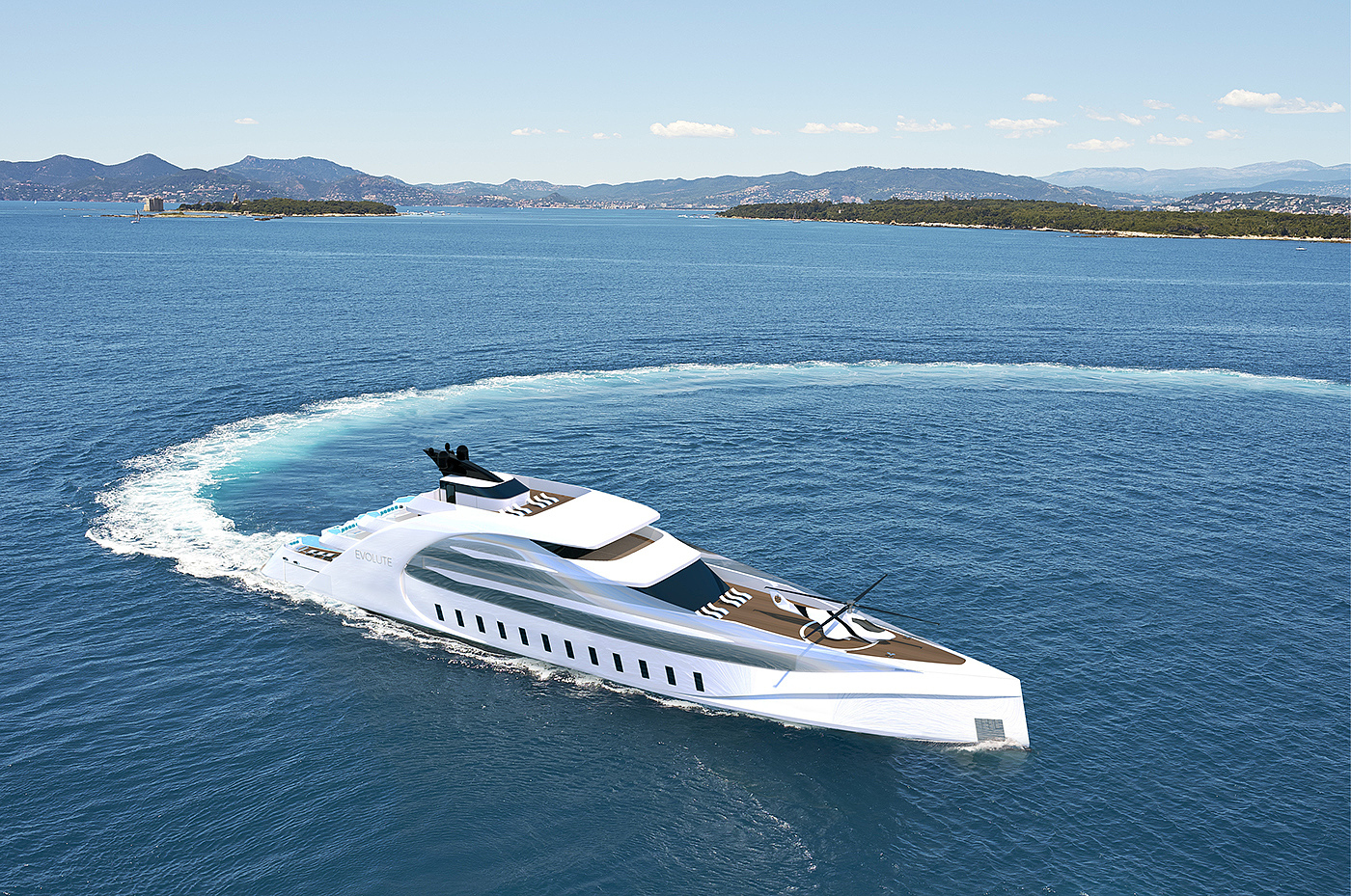 evolute，yacht，ship，conceptual design，vehicle，