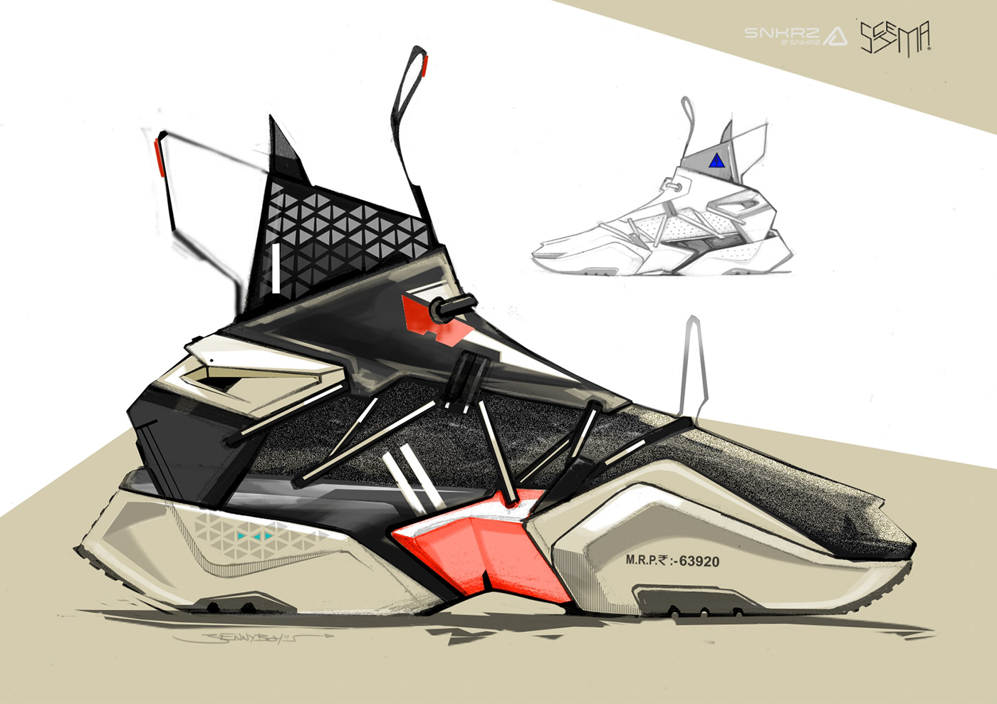 Sketch book，sneakers，Hand drawn，