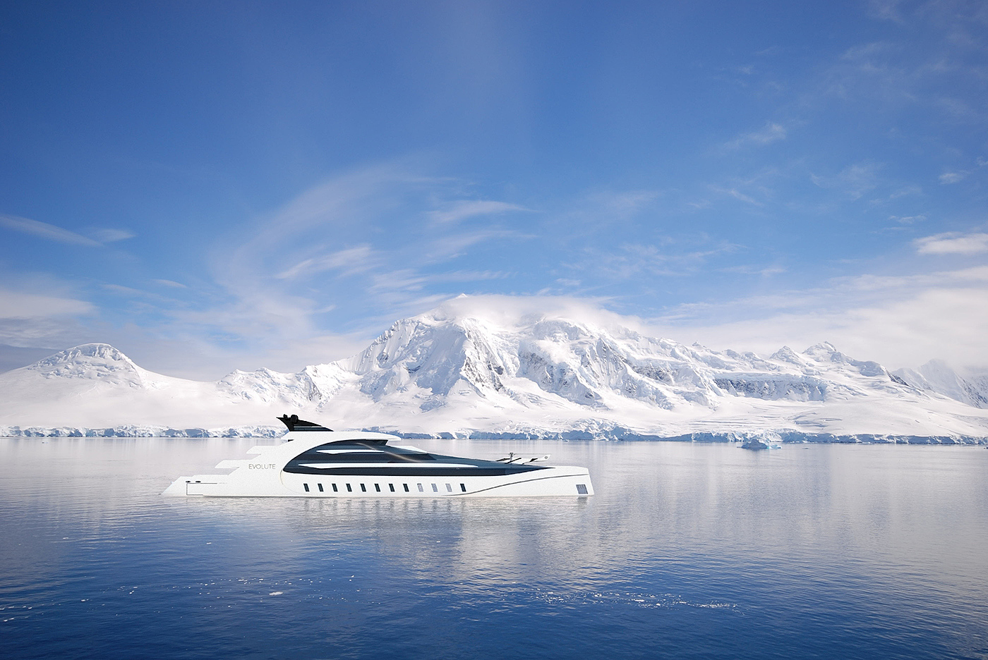 evolute，yacht，ship，conceptual design，vehicle，