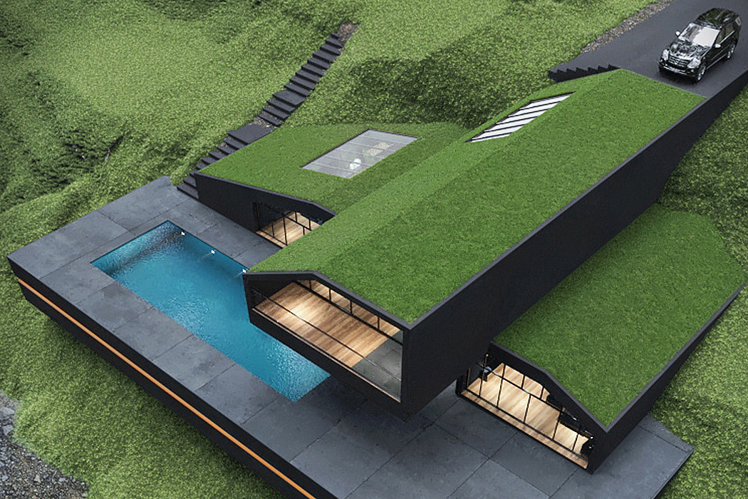 Architectural design，black，Sustainable design，