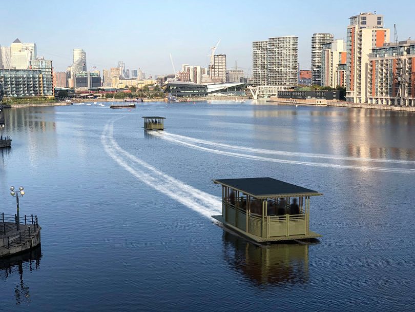 Pontoon Day，Sightseeing Boat，Bamboo，