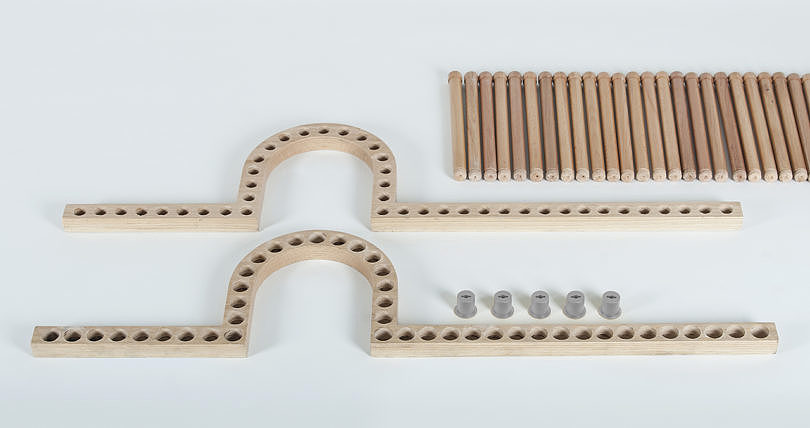 The Wave Shelf，bookshelf，woodiness，