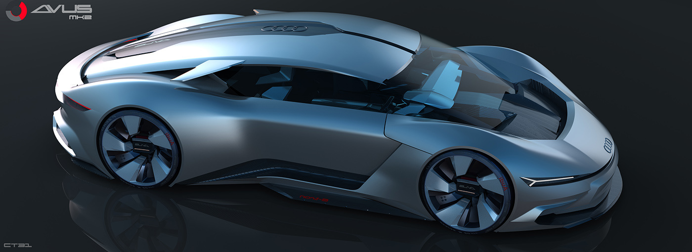 audi，Automobile design，conceptual design，model design ，