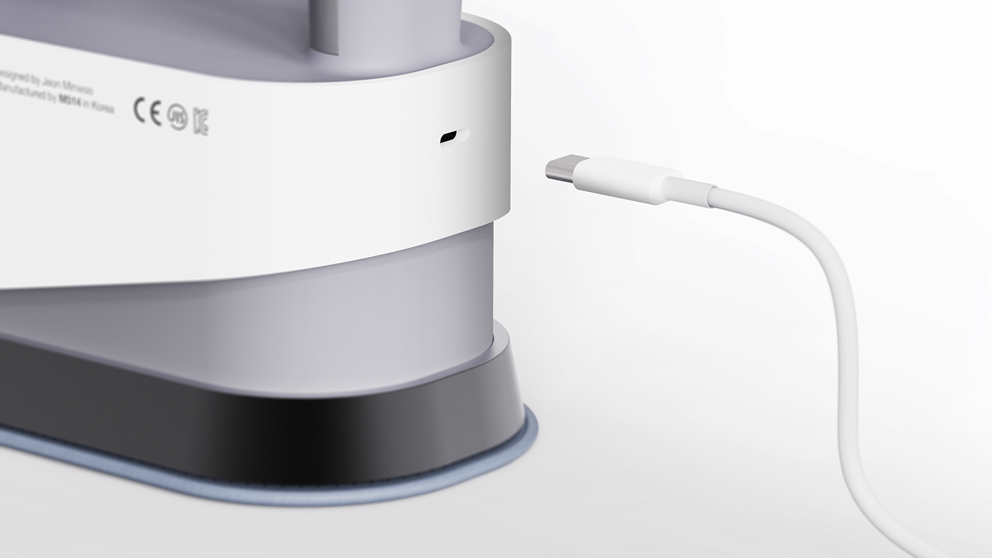 Table Steam Cleaner，Iron，white，