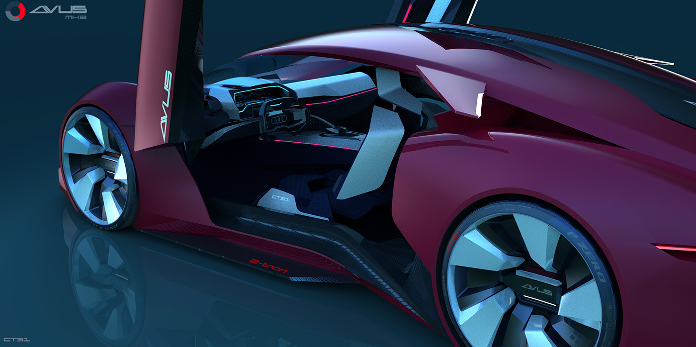 audi，Automobile design，conceptual design，model design ，