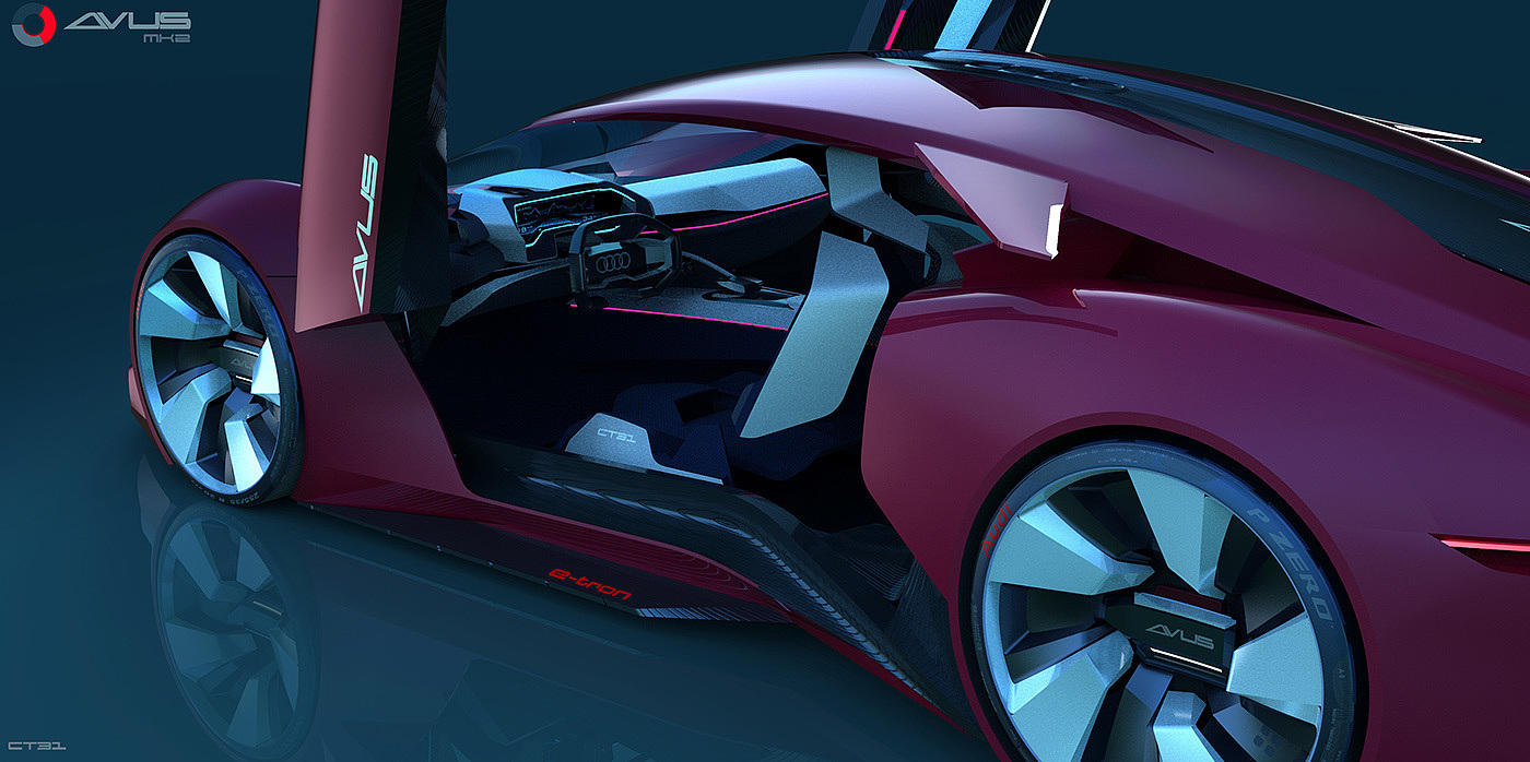 audi，Automobile design，conceptual design，model design ，