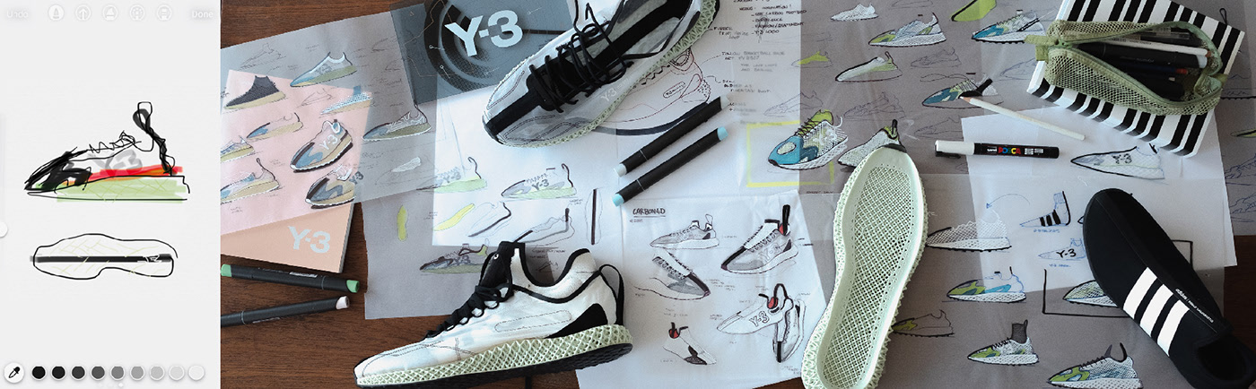 adidas，Runner 4D io，Sense of technology and future，